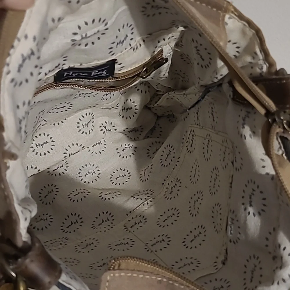 Myra Bag The Pocket Star Canvas Leather Crossbody Bag Boho Hippie Errands